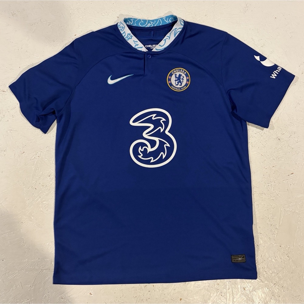 Nike Chelsea 2022/23 Home Football Soccer Shirt Jersey Mens XL #10 Pulisic Blue